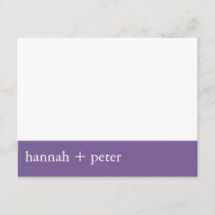 Cartel de Lavendar : Tarjeta RSVP
