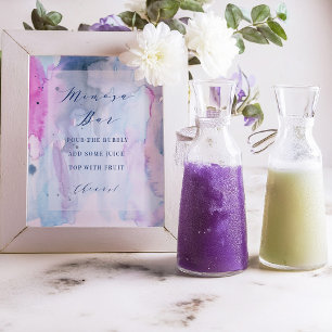 Cartel de Mimosa para Decoración de Desayuno Brida