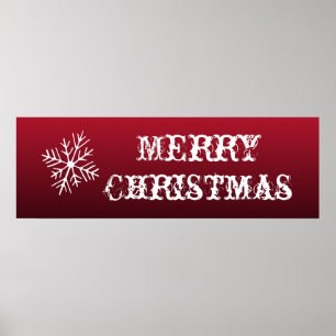 Cartel de pared de decoración de Feliz Navidad