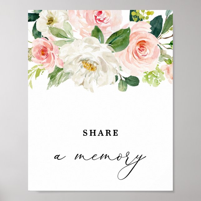 Cartel de recuerdo para funeral de mujer, Póster d (Frente)