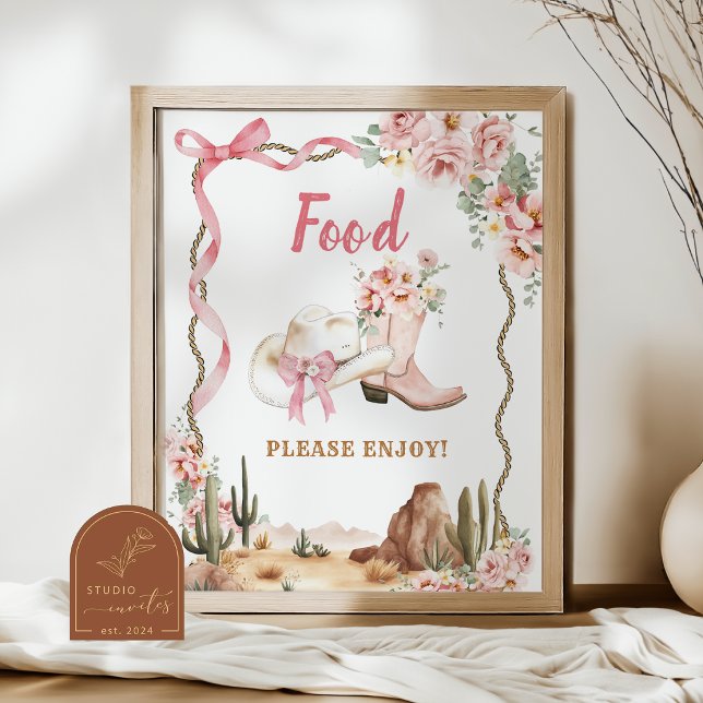 Cartel de señal de comida de desayuno y botas Coqu (Subido por el creador)