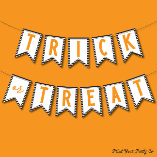 Cartel de truco o trato