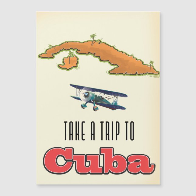 Cartel de vacaciones en Cuba (Anverso)