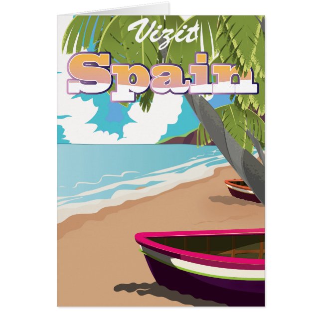 Cartel de viaje a España (Frente)