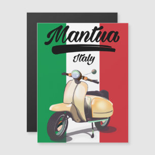 Cartel de viaje a Mantua Italia