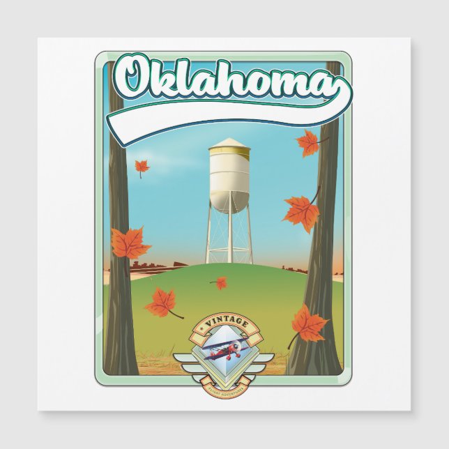 Cartel de viaje a Oklahoma (Anverso)