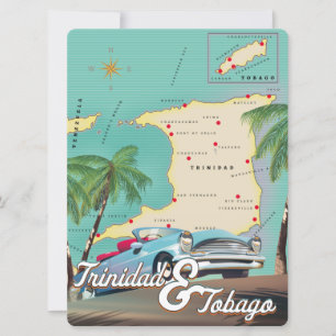 Cartel de viaje a Trinidad y Tobago