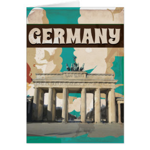 CARTEL DE VIAJE ALEMANIA VINTAGE