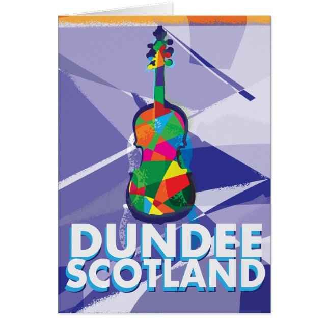 Cartel de viaje antiguo de Dundee (Frente)