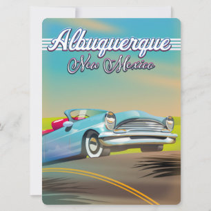 Cartel de viaje de Albuquerque Nuevo México.