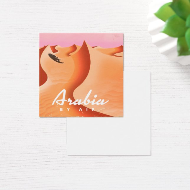 Cartel de viaje de Arabia By Air (Escritorio)