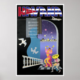 Cartel de viaje de Cuba Arte cubano Impresión de L