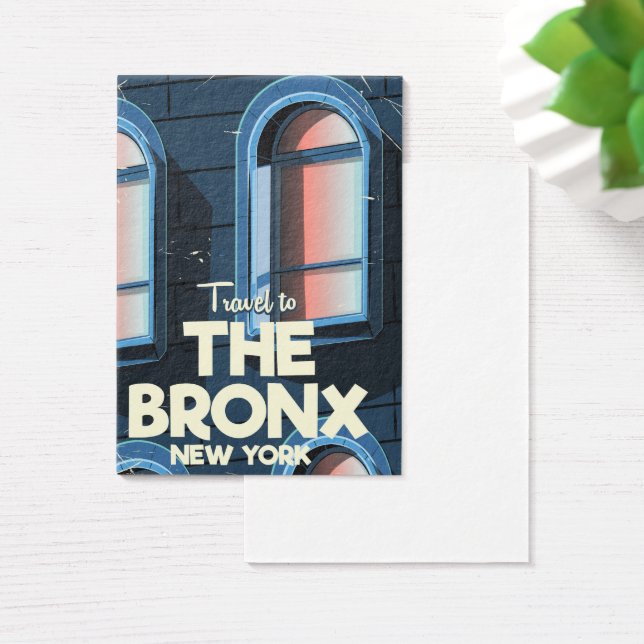 Cartel de viaje del Bronx en Nueva York (Escritorio)