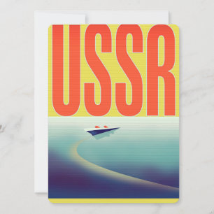 Cartel de viaje soviético de la URSS