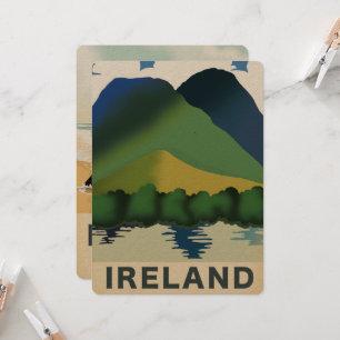 Cartel de viaje vintage de Irlanda