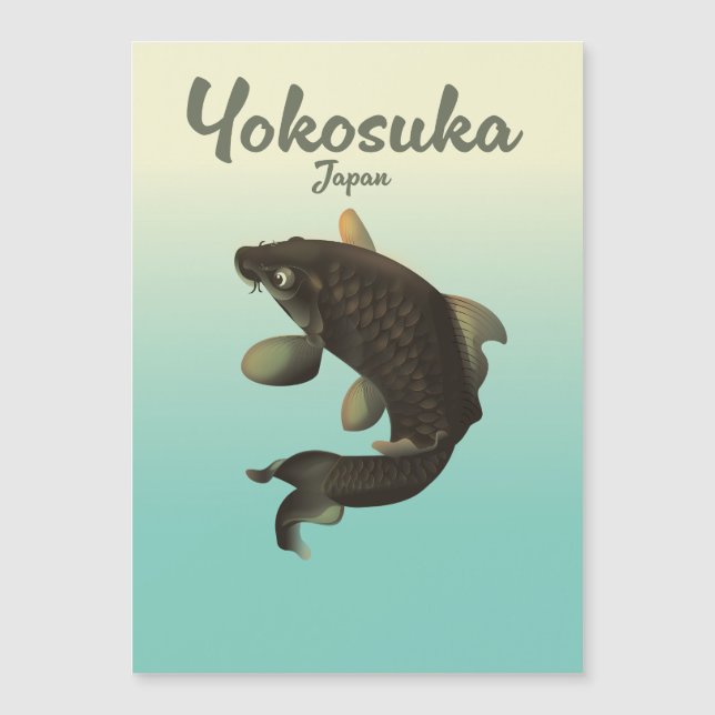 cartel de viaje Yokosuka Japón (Anverso)