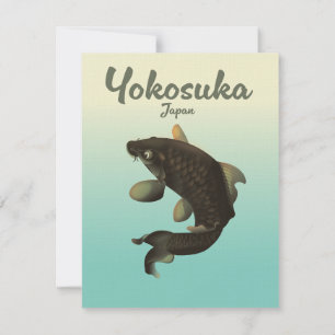 cartel de viaje Yokosuka Japón