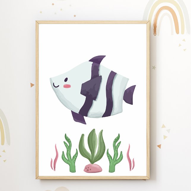Cartel de vivero de peces Decoración para habitaci (Subido por el creador)
