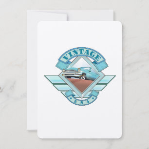 Cartel de vuelo vintage estilo años 50 para ver Am
