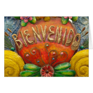 Cartel de Welcom en español, México