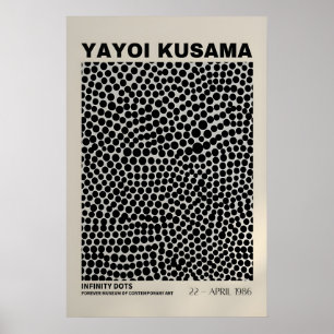 Cartel de Yayoi Kusama - Póster abstracto de Yayoi