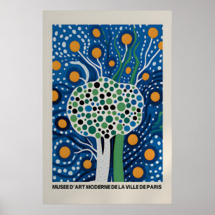 Cartel de Yayoi Kusama - Póster abstracto de Yayoi