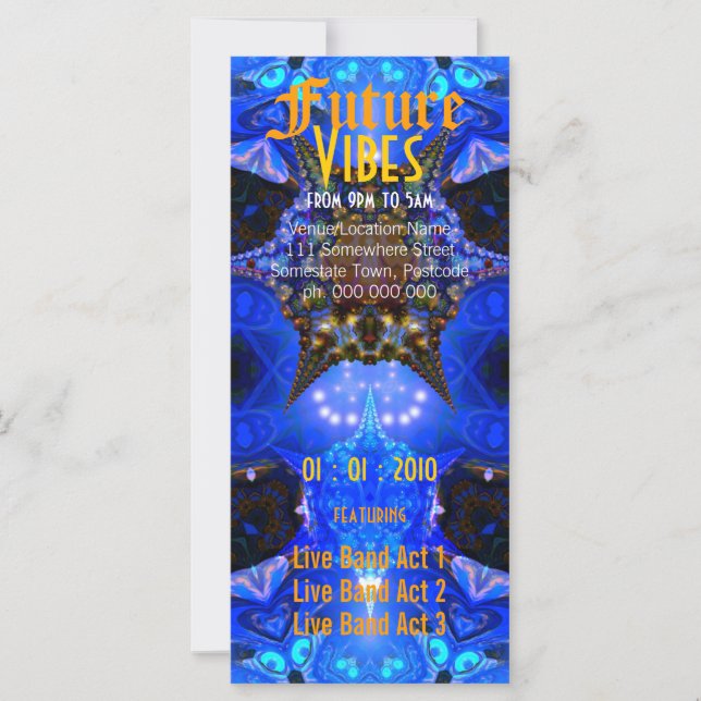 Cartel del evento Future Vibes #2 (Anverso)