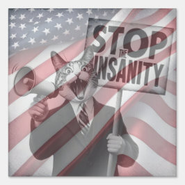 Cartel Detengan la demencia