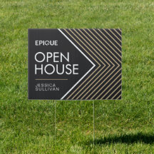 Epique Open House Rótulos con Stake