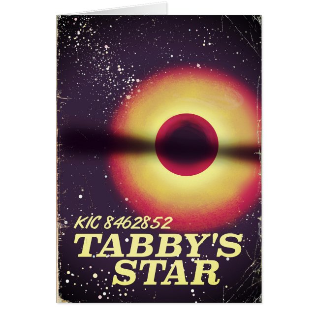 Cartel espacial de la estrella de Tabby (Frente)