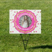 Estrellas de Quinceañera y Rótulo de fotografía Pu