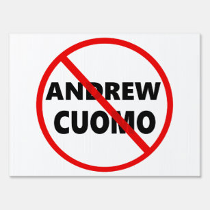 Cartel Gobernador anti Andrew Cuomo de Nueva York