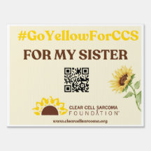 #GoYellowForCCS - Rótulo de la hermandad de yard