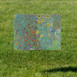 Cartel Gustav Klimt - Jardín de campo con girasoles<br><div class="desc">Jardín de campo con girasoles / Jardín de granja con girasoles - Gustav Klimt en 1905-1906</div>