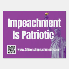 Cartel Impeachment is Patriotic Yard Sign