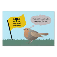 "Indicador de advertencia de pesticidas"