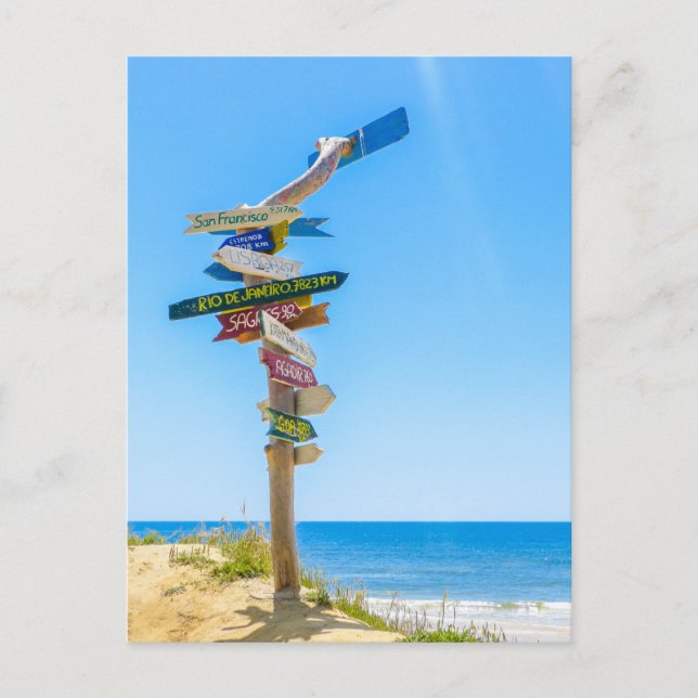 Cartel internacional en la postal marítima (Anverso)