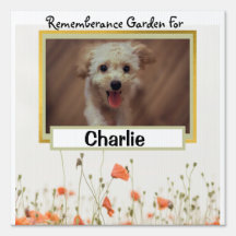 Jardín de memoria fotográfica personalizada