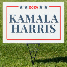Kamala Harris 2024 Rótulo de la Junta Electoral -