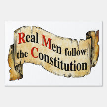 Los verdaderos hombres siguen la Constitución