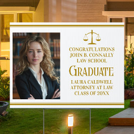 Cartel Moda Gold Law School Graduation Photo Yard