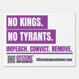 Cartel No Kings Yard Sign