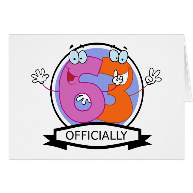 Cartel oficial de cumpleaños 63 (Anverso (Horizontal))