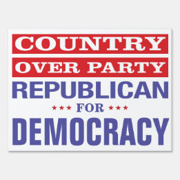 Cartel País sobre Fiesta / Republicano por la Democracia