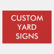 Plantilla en blanco de Rótulo de yard personalizad