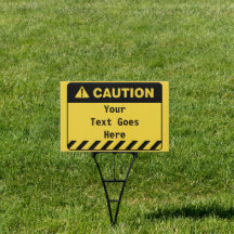 Precaución personalizada Su mensaje aquí Rótulo