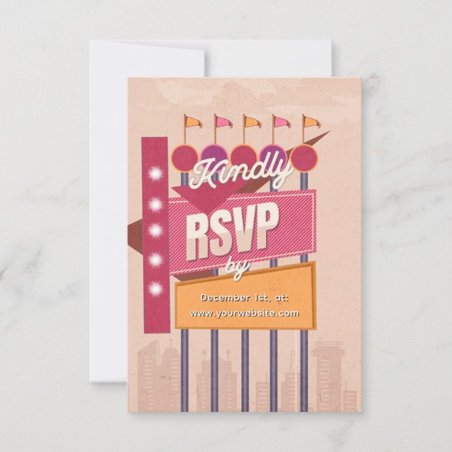 Cartel Retro RSVP (Anverso)