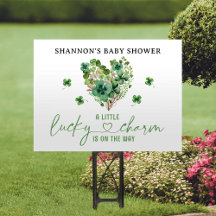 Rótulo de Champrock Clover Yard con encanto en Bab
