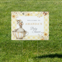Rótulo del jardín de bienvenida de Baby Shower ama
