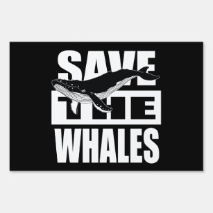 Cartel Salvar a las ballenas